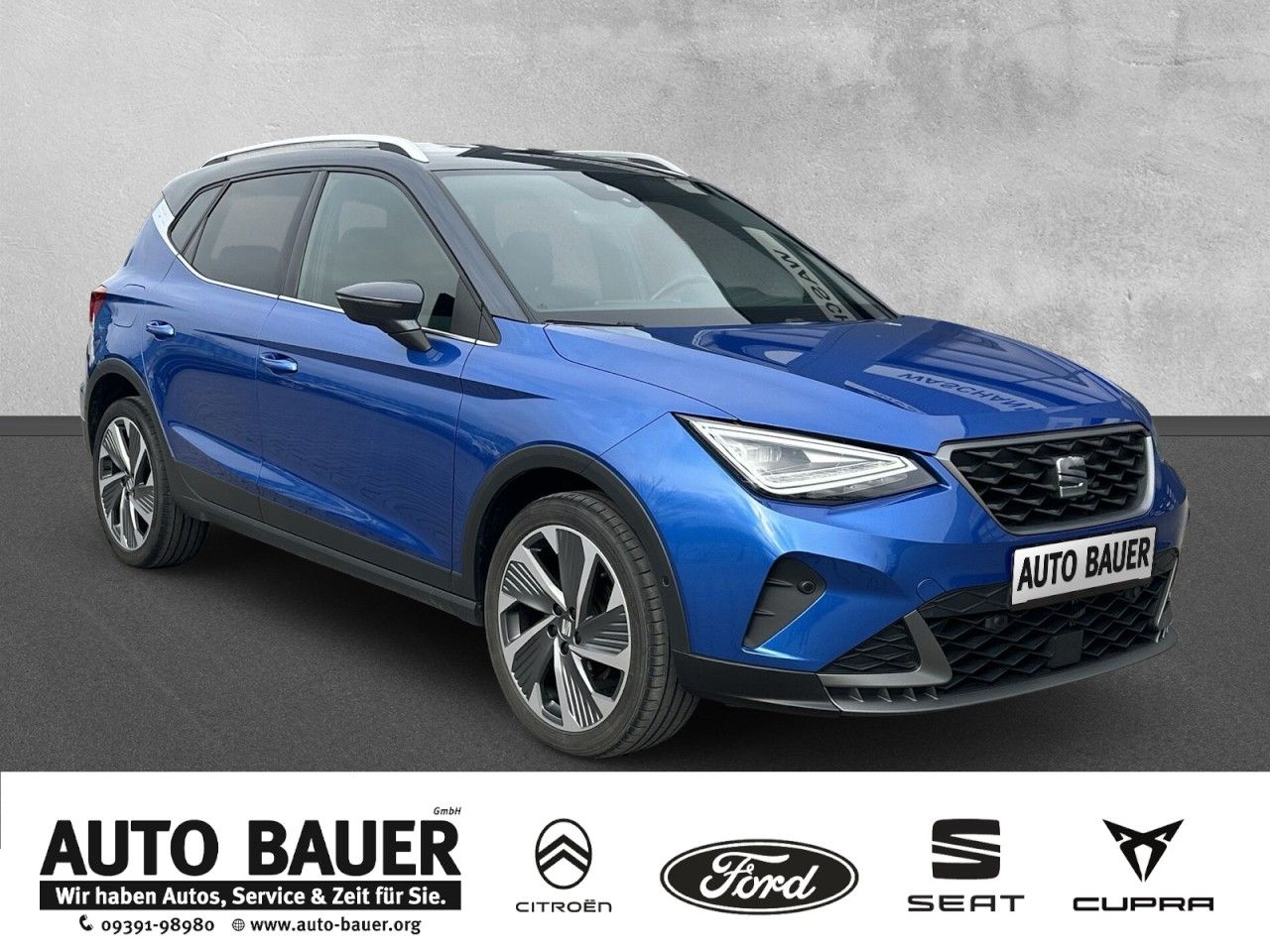 Fahrzeugabbildung SEAT Arona FR 1.5 TSI 150 PS DSG - mit KI generiert/bearbeitet