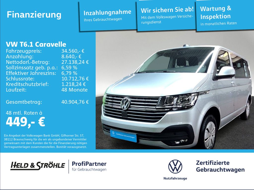 Volkswagen T6.1 Caravelle Comfortline 2.0 TDI 9SI NAV PDC