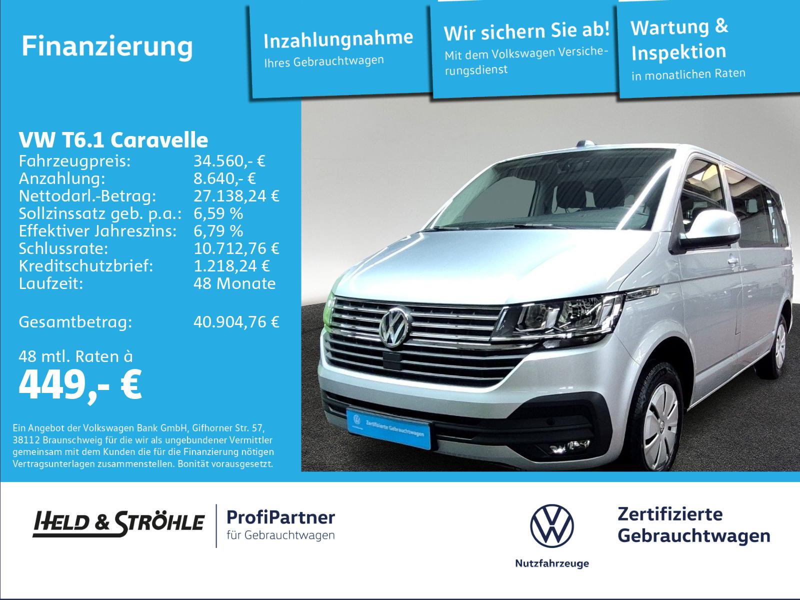 Volkswagen T6.1 Caravelle Comfortline 2.0 TDI 9SI NAV PDC
