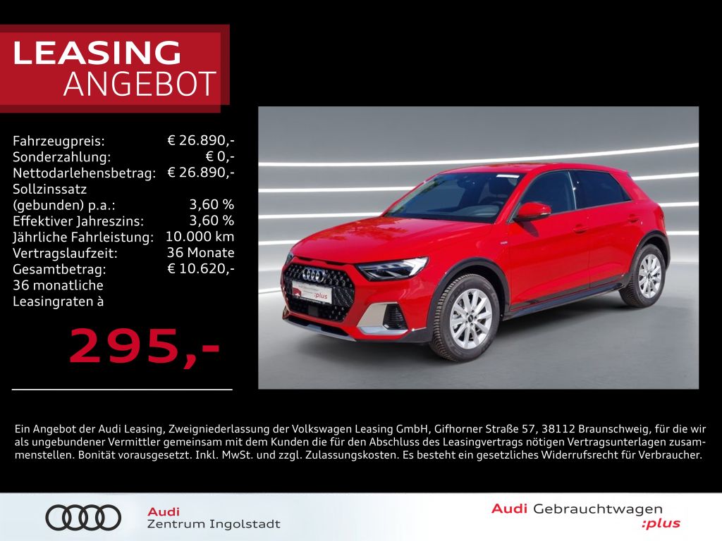 Audi A1 allstreet 30 TFSI S line LED ACC NAVI virtual