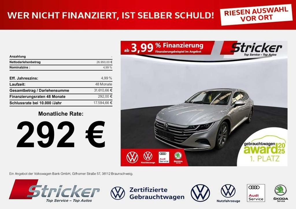 Volkswagen Arteon Shooting Brake Elegance 20TDI DSG 292o 2023