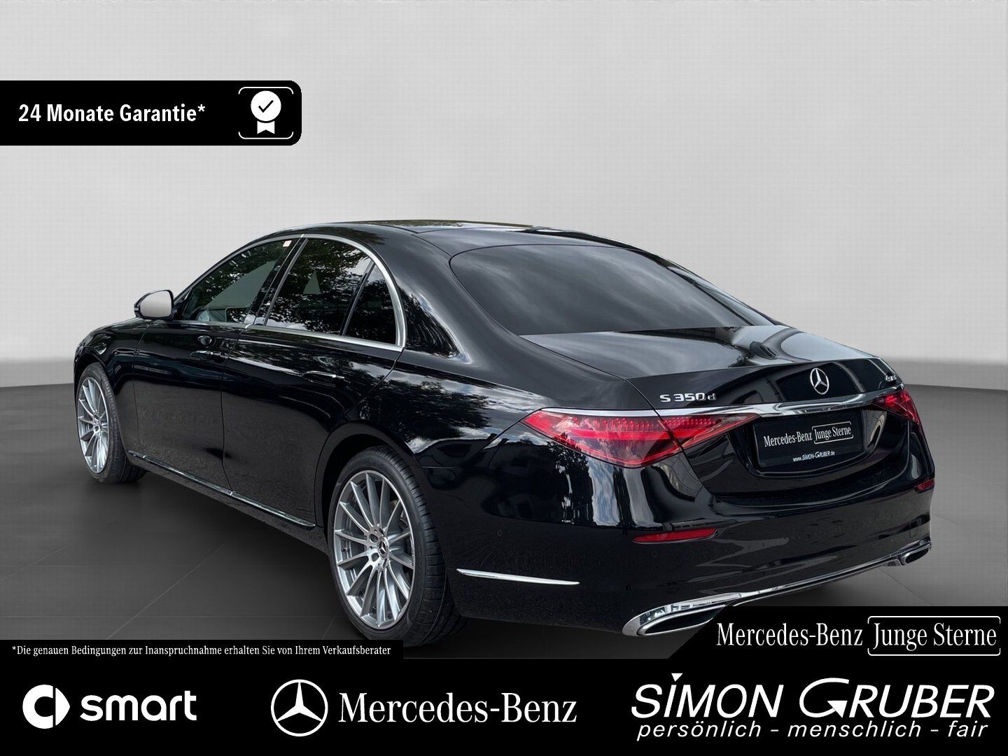 Fahrzeugabbildung Mercedes-Benz S 350 d 4M 20"AMG Burm Pano Aktiv Ambi Guard 360