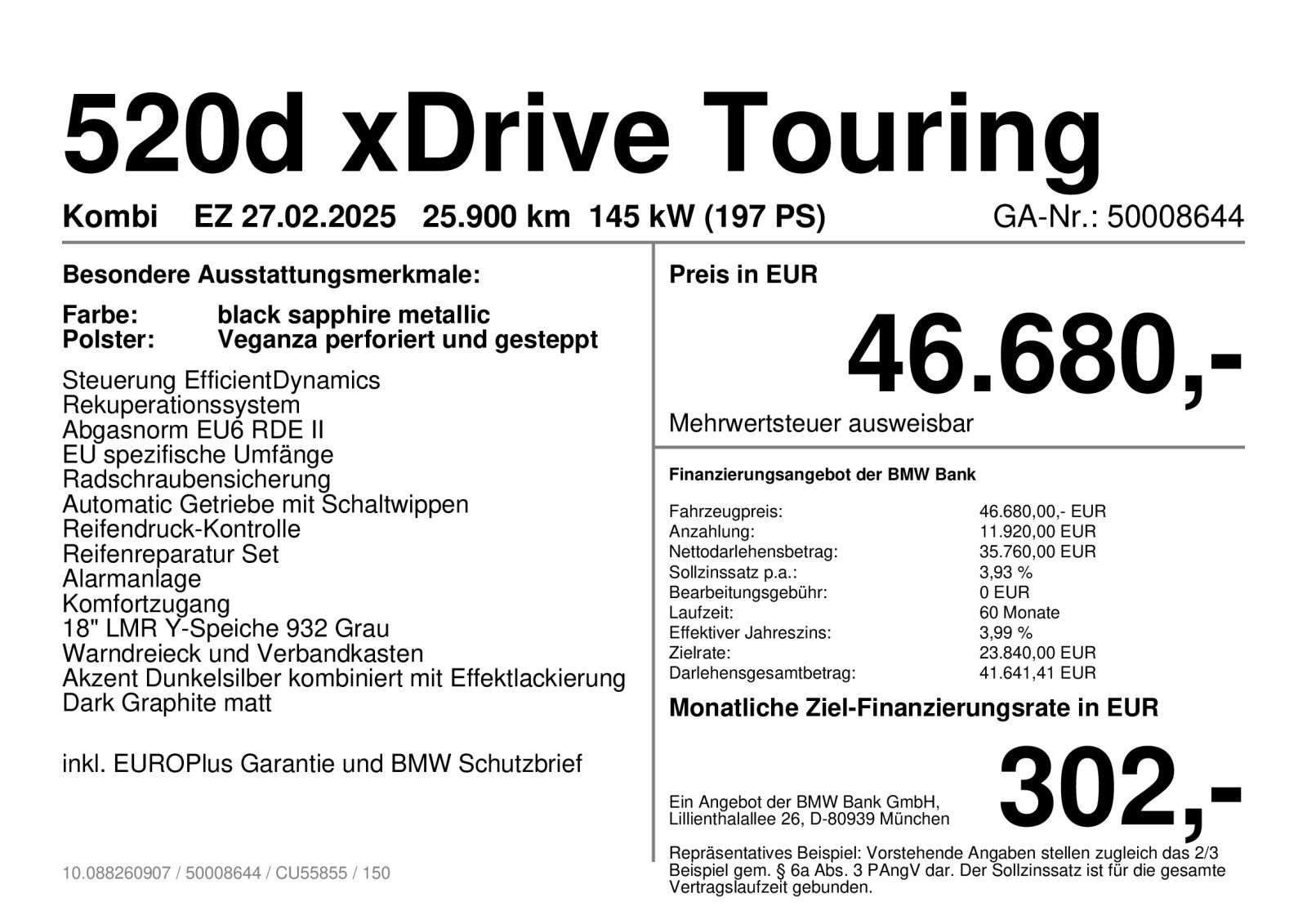 BMW 520d xDrive Touring Navi Tempom.aktiv Bluetooth imagem 2