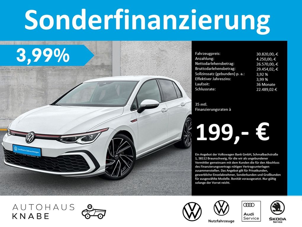 Volkswagen Golf VIII GTI MATRIX HuD HARMAN 19'