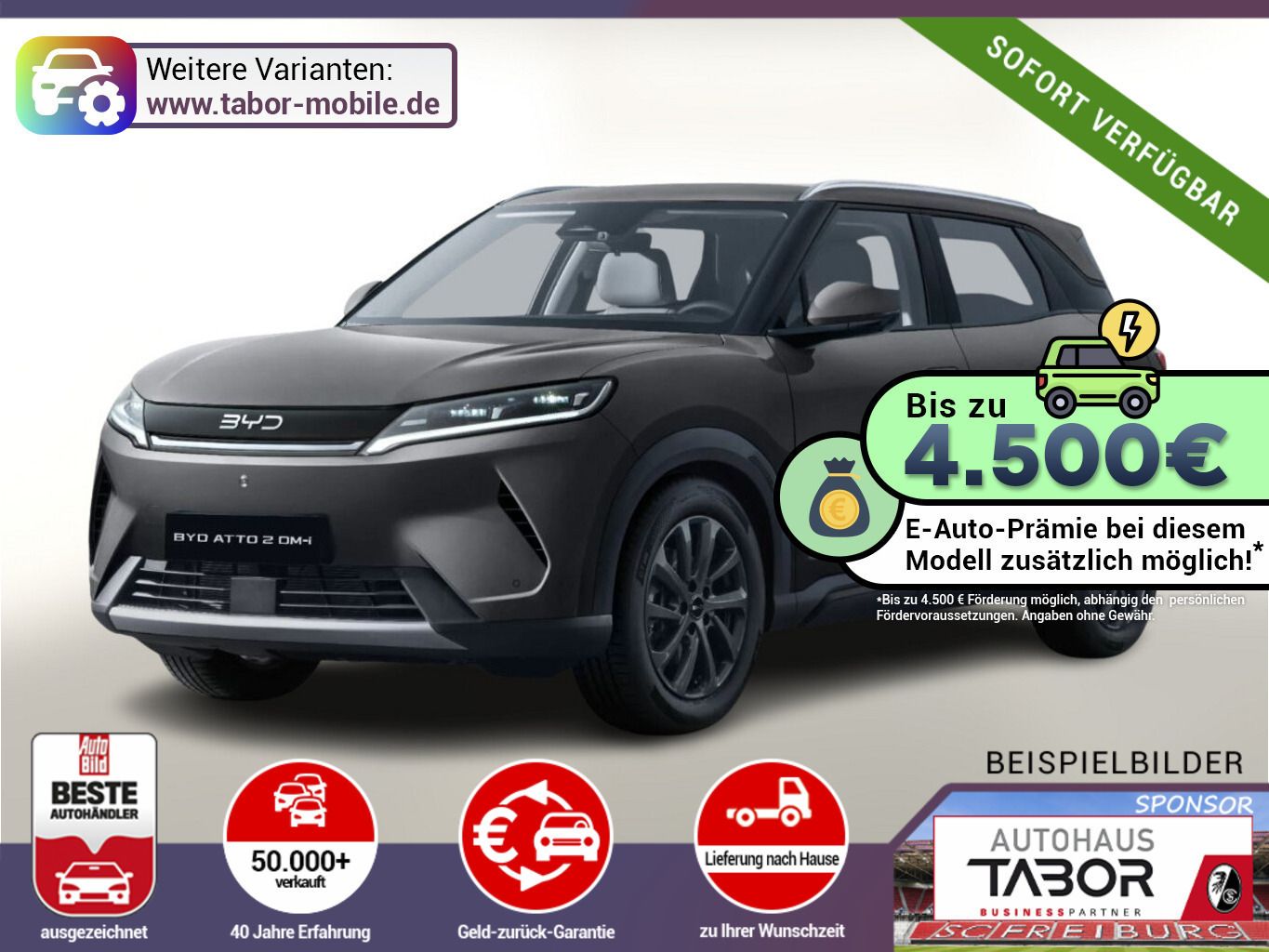 BYD ATTO 2 DM-i Boost FÖRDERF 90kmReichw UVP-31%*