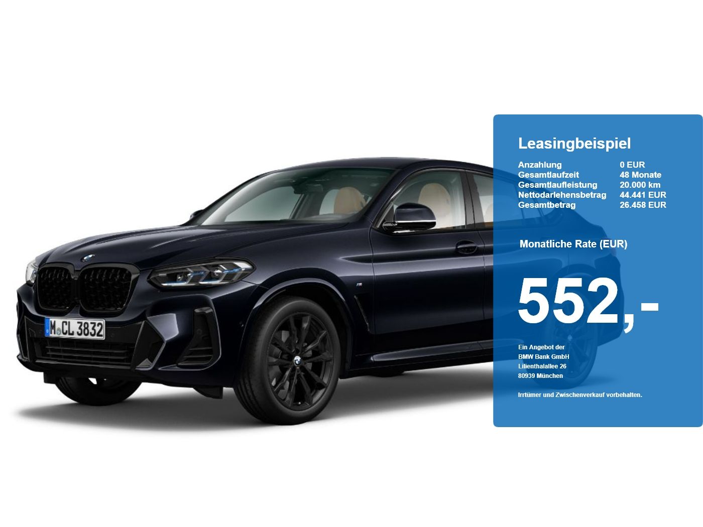 BMW X4 xDrive20d M-Sport Laser SpurAss AHK HUD foto 1