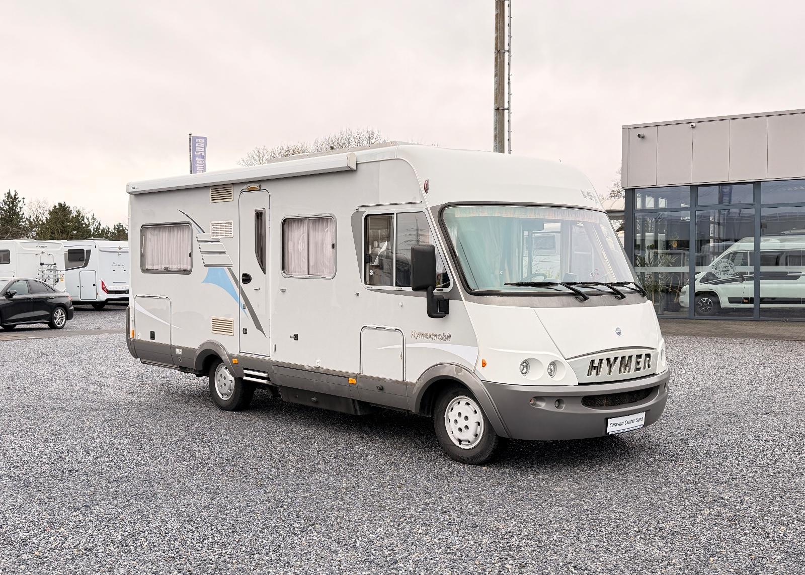 HYMER / ERIBA / HYMERCAR B 654 *Festbett-Hubbett-Automatik-2xKlima*