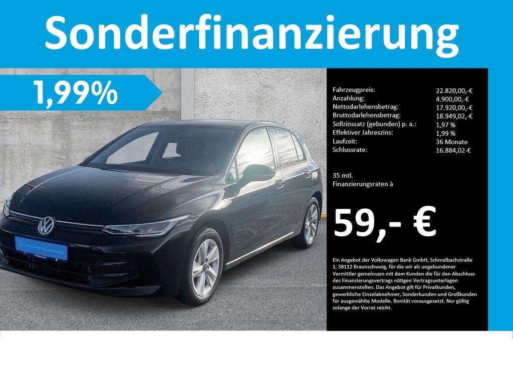 Golf VIII 1.5 TSI Life NEUES.MODELL AHK NAVI