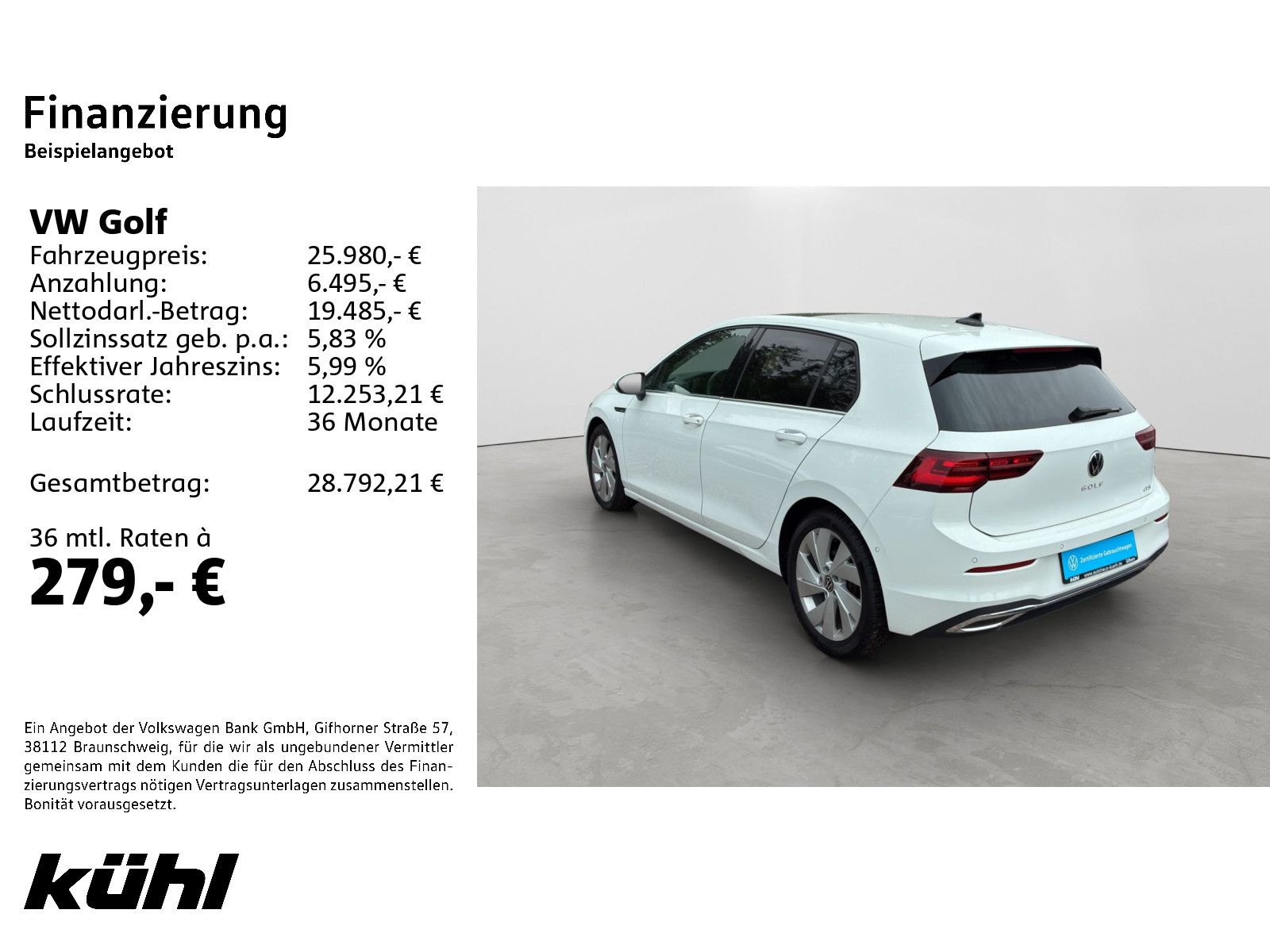 Volkswagen Golf VIII 8 1.5 eTSI DSG Style IQ.Light ACC Kame foto 2