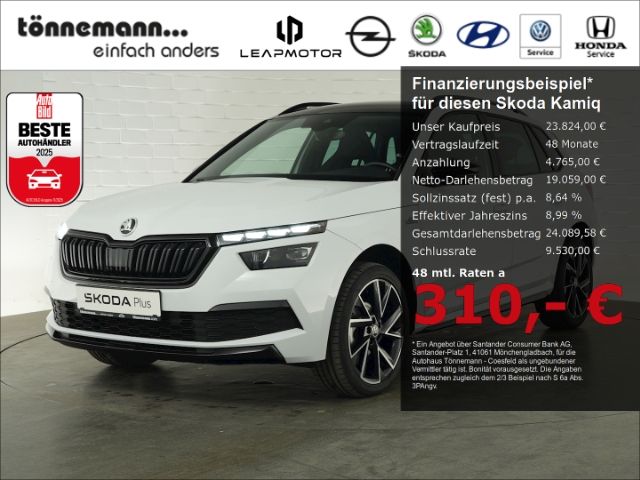 Kamiq MONTE CARLO TSI DSG+NAVI+PANORAMADACH+SITZ