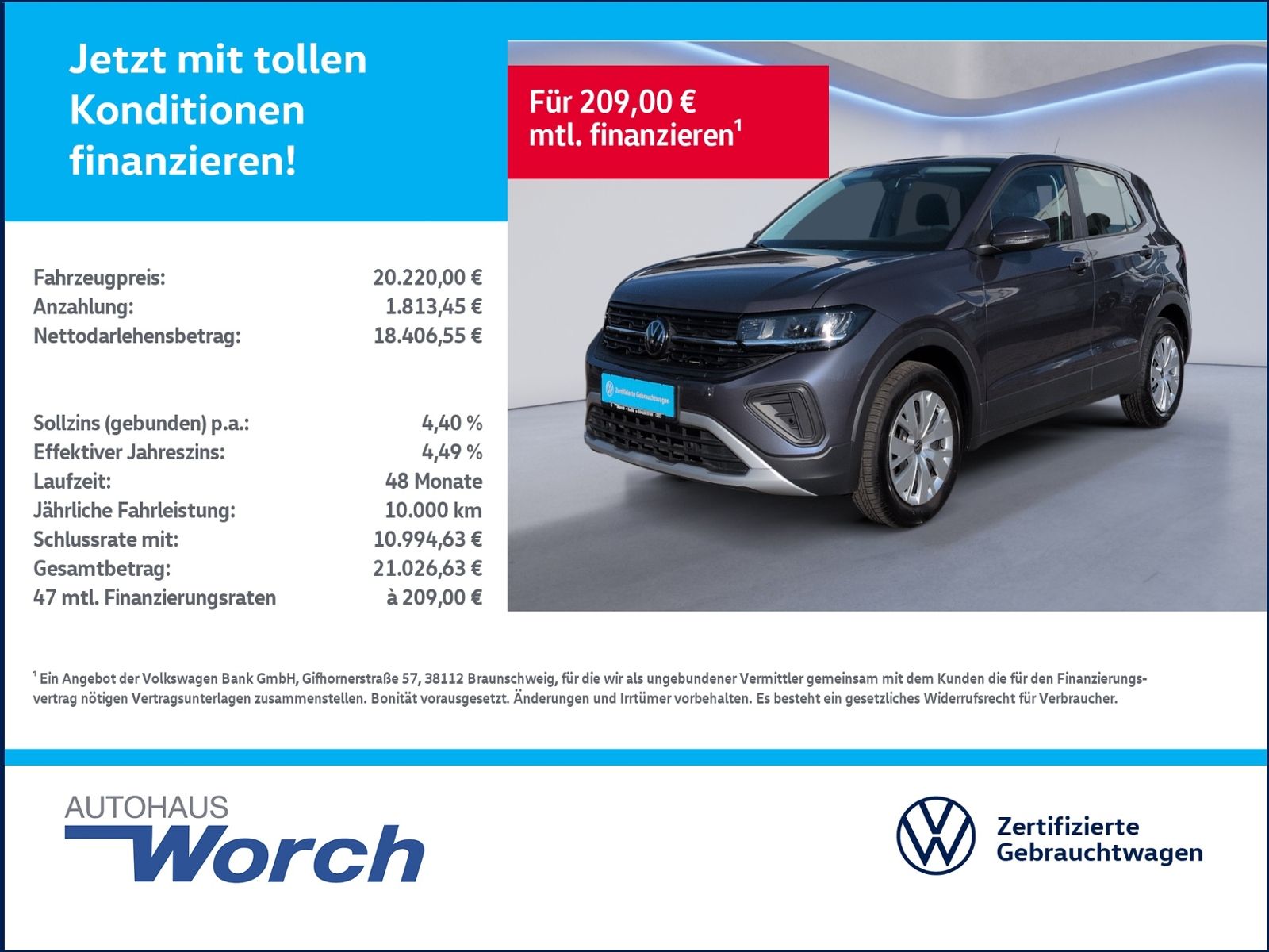 T-Cross 1.0 TSI LED+APP+SHZ+PDC+KLIMA