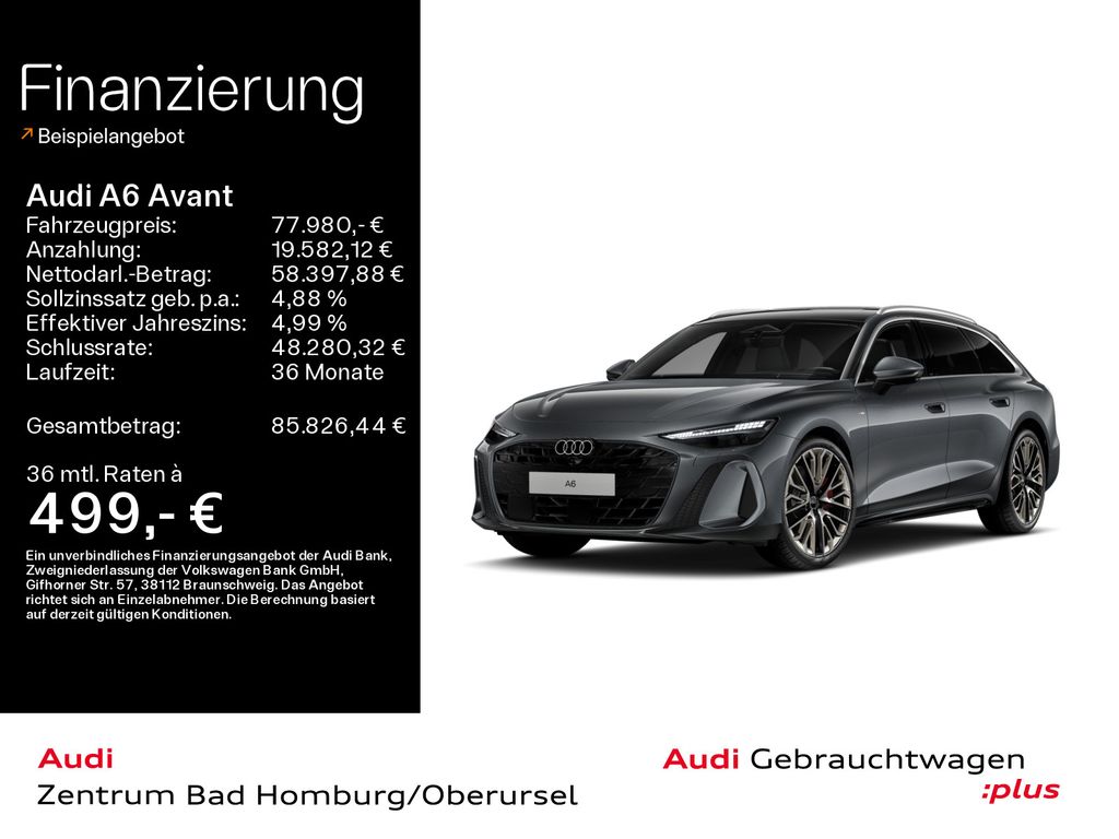 Audi A6 Avant TFSI quattro S line*Navi*LED*Alu*B&O*HU