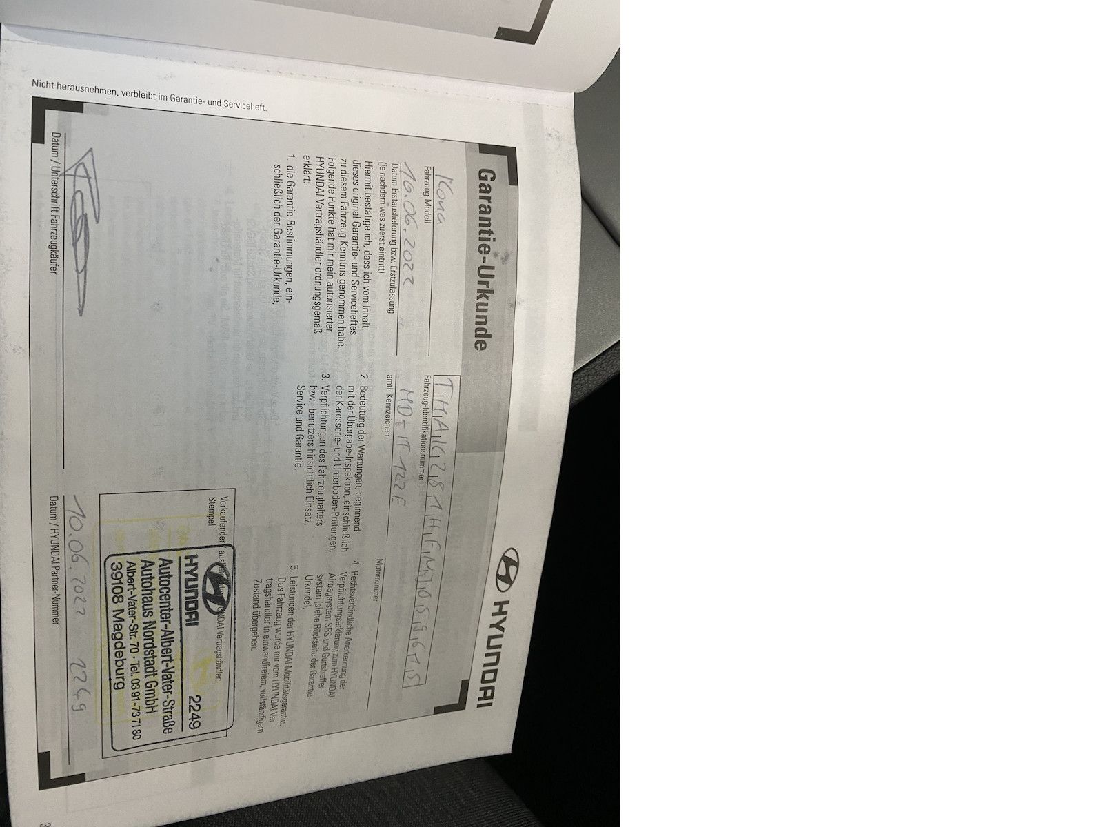 Fahrzeugabbildung Hyundai Kona Select/Navi/RFK/ACC/On-Board-3-Phasen/