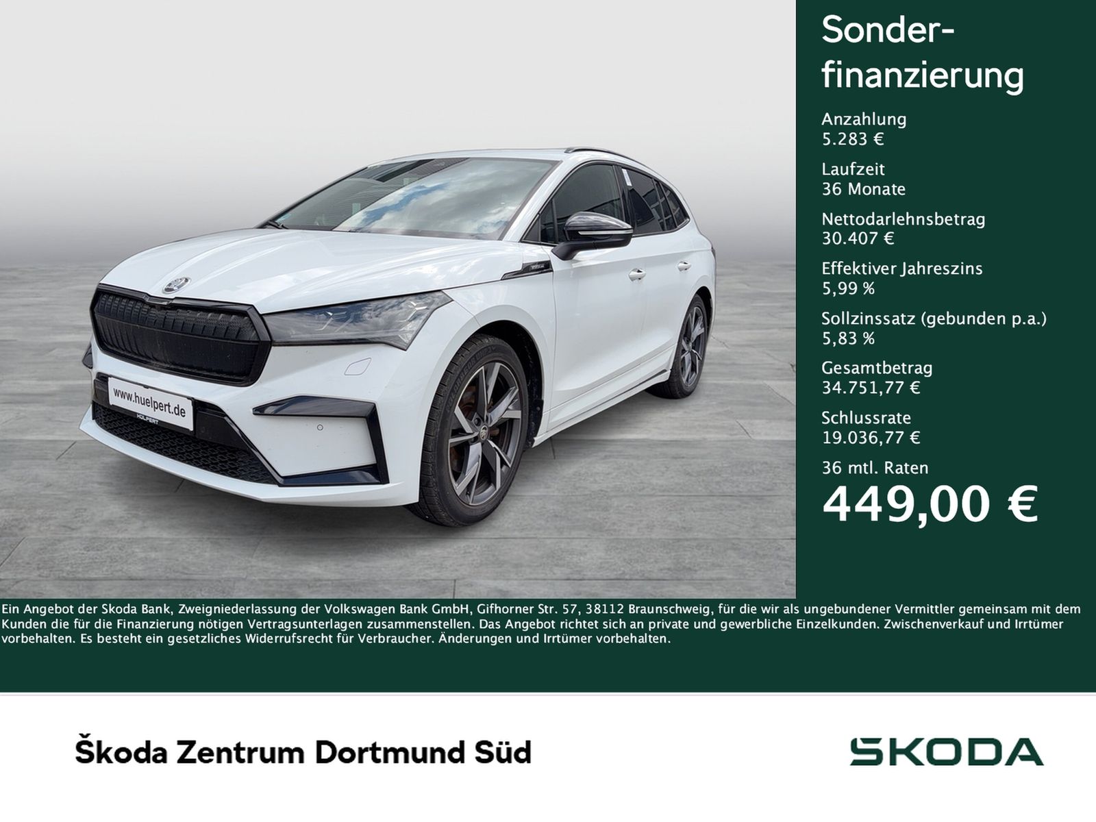 Skoda Enyaq 60 SPORTLINE WÄRMEPUMPE PANO AHK CAM LM20