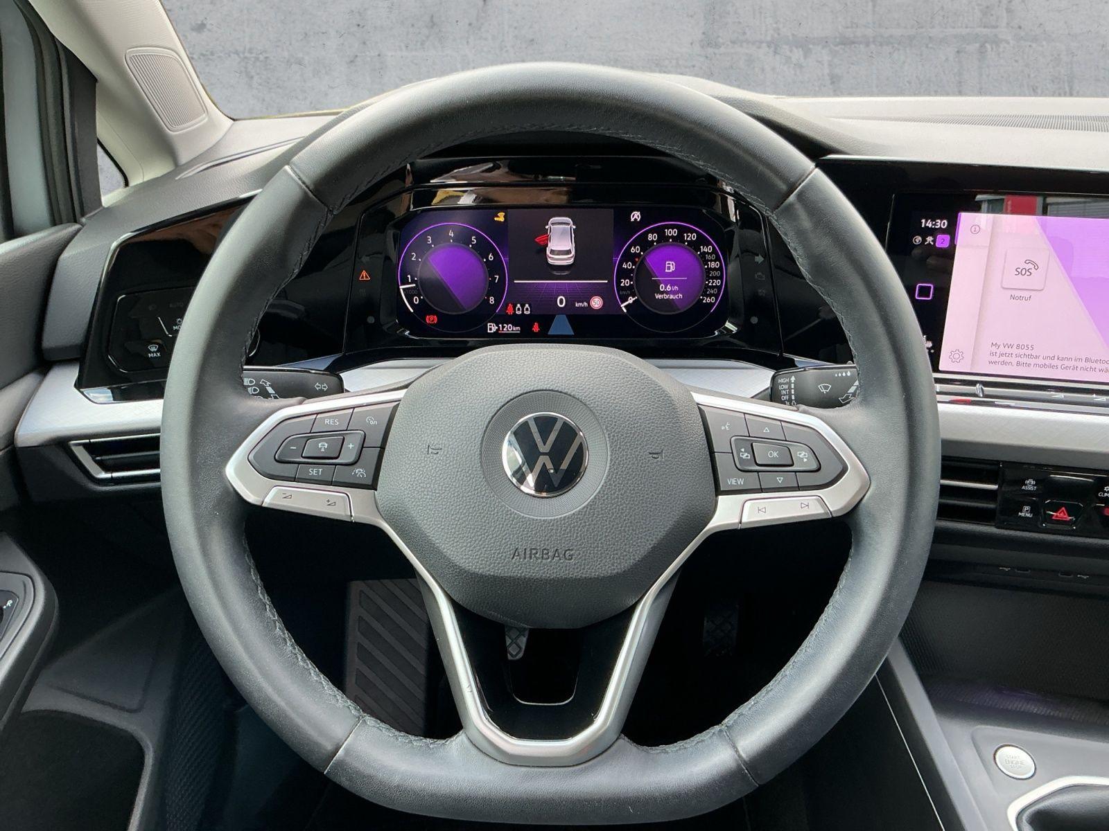 Volkswagen Golf VIII 1.5 TSI LIFE LED+NAV+APP+ACC+SHZ+2xPDC, миниатюра 10