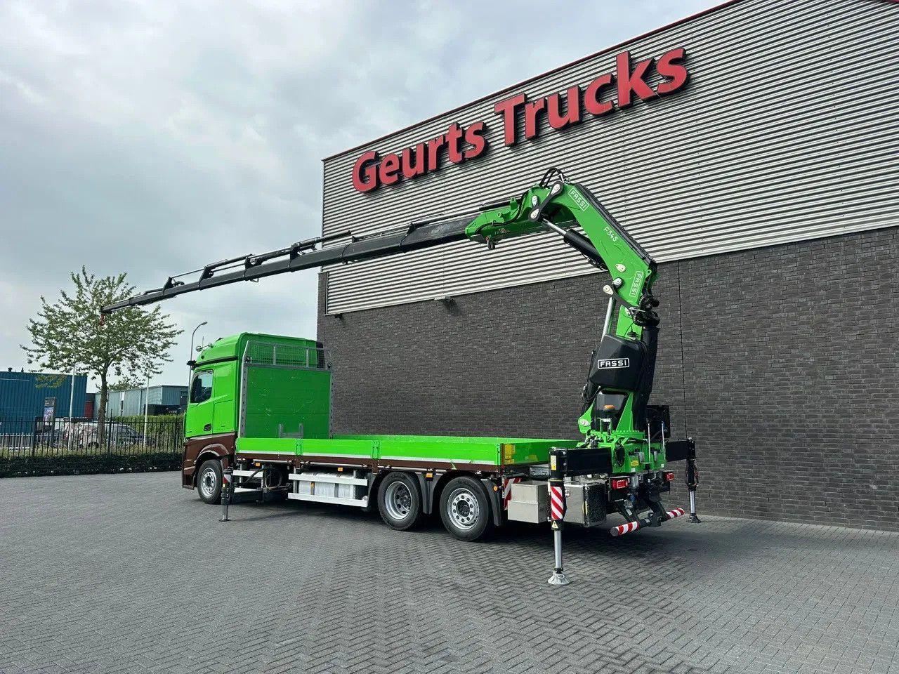 Mercedes-Benz Actros 2545 6X2 OPENLAADBAK MET FASSI F545RA.2.2
