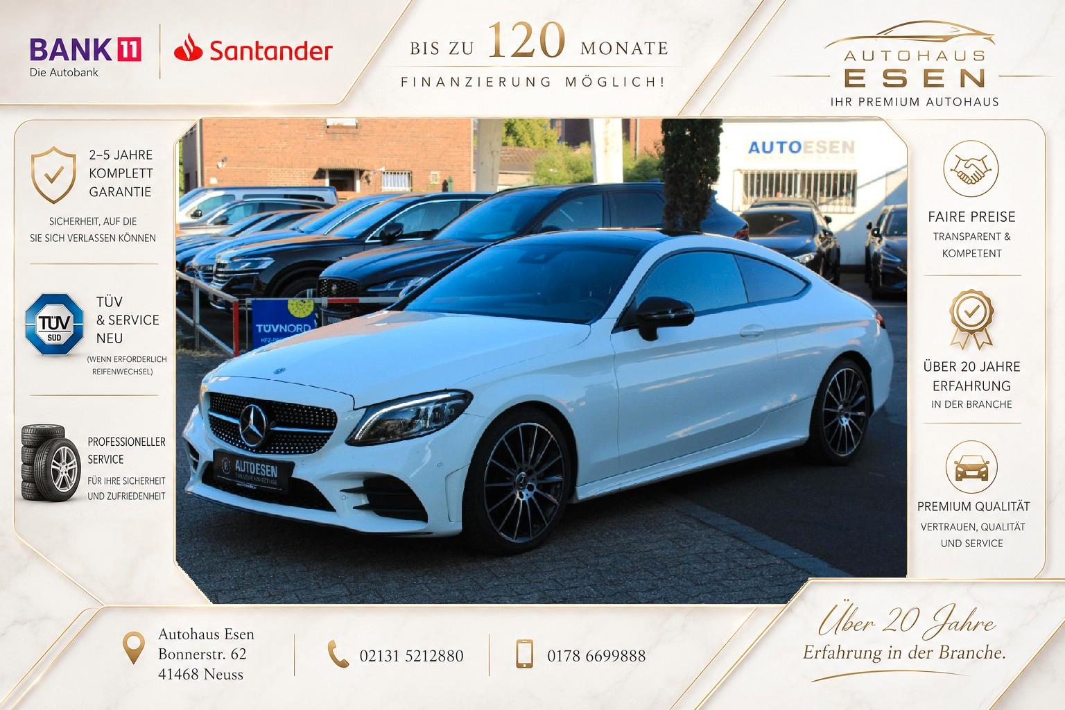 Mercedes-Benz C 200 AMG LINE+WIDESCREEN+NIGHT+BURMESTER+PANO