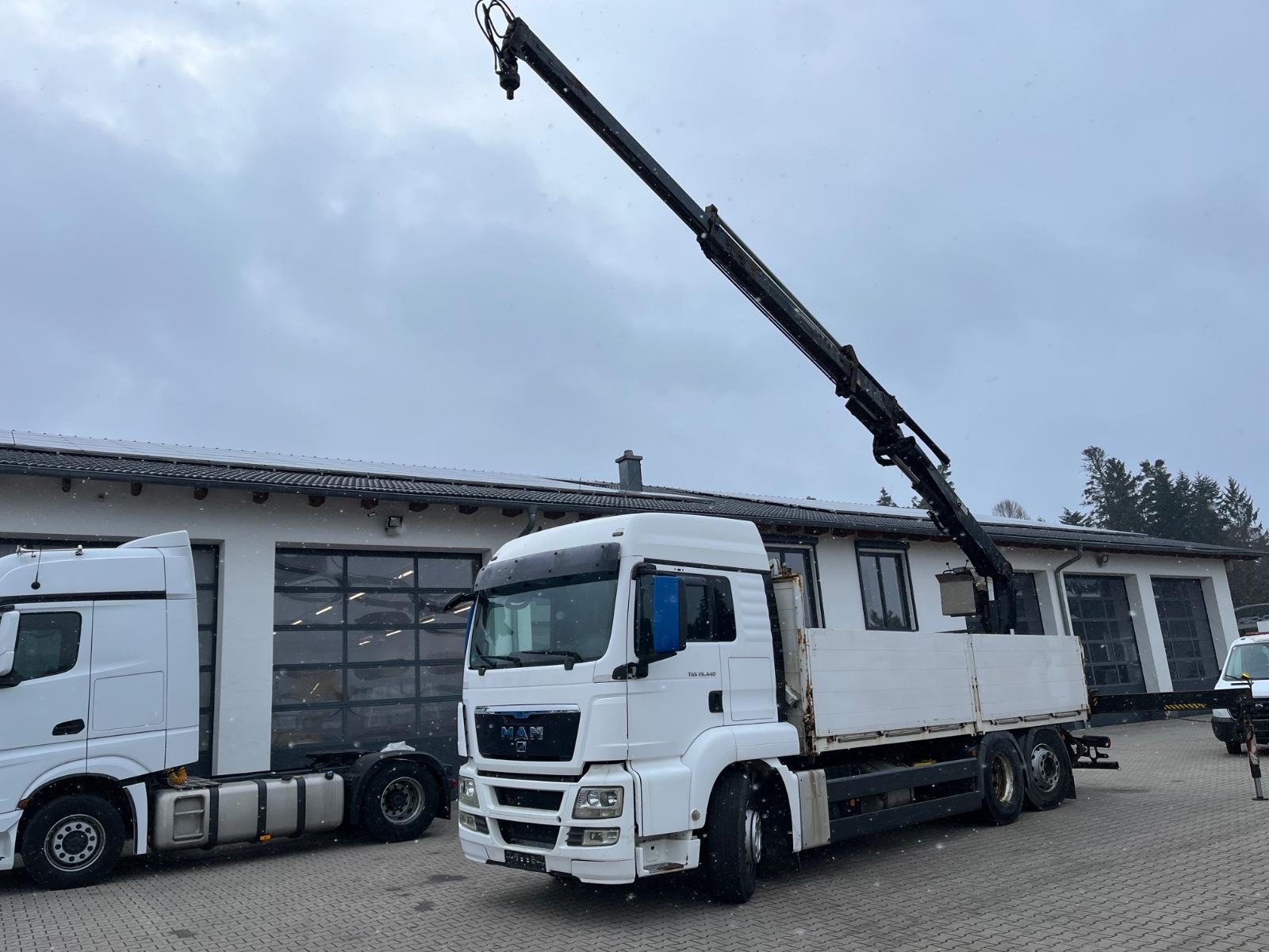 MAN TGS 26.440 Baustoff mit HIAB XS 166 Kran