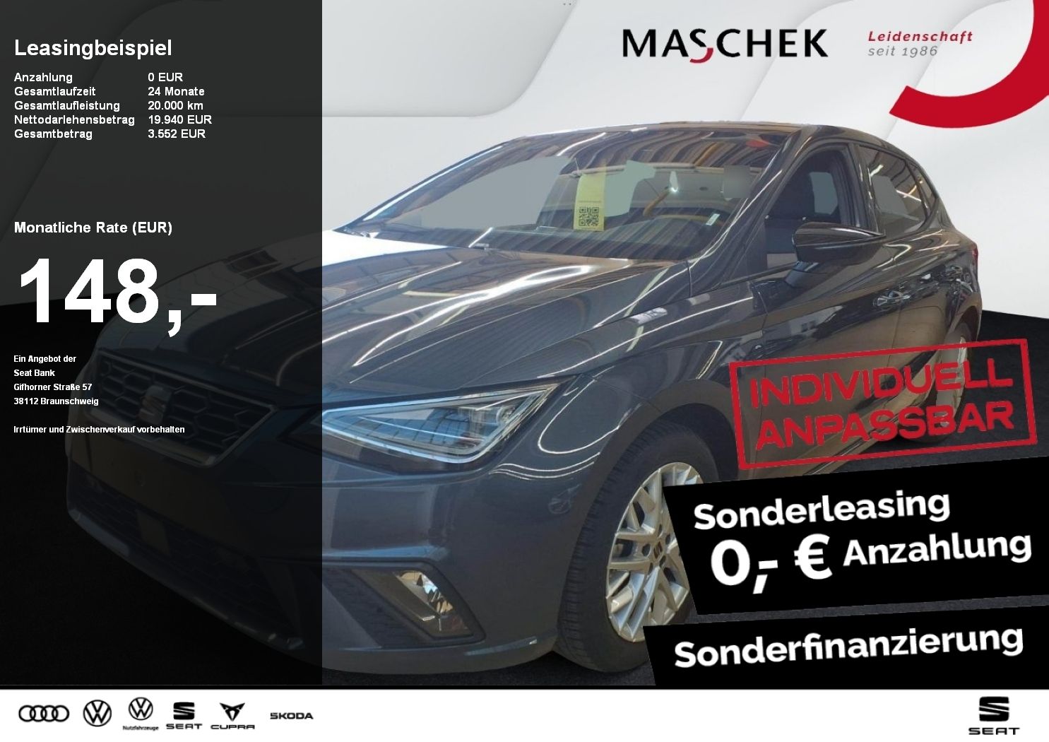 Seat Ibiza FR 1.0 TSI Navi LED RearView Sitzh. Mirror
