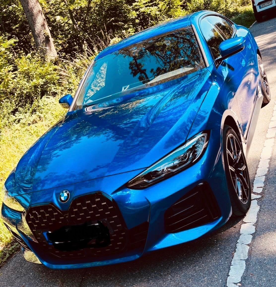 BMW 420i Gran Coupé M Sport , Portimao Blau, 19 Zoll