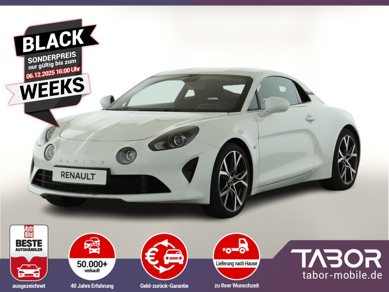 Alpine A110 1.8 TCe 252 Aut VollLED Nav 18Z PDC Keyl