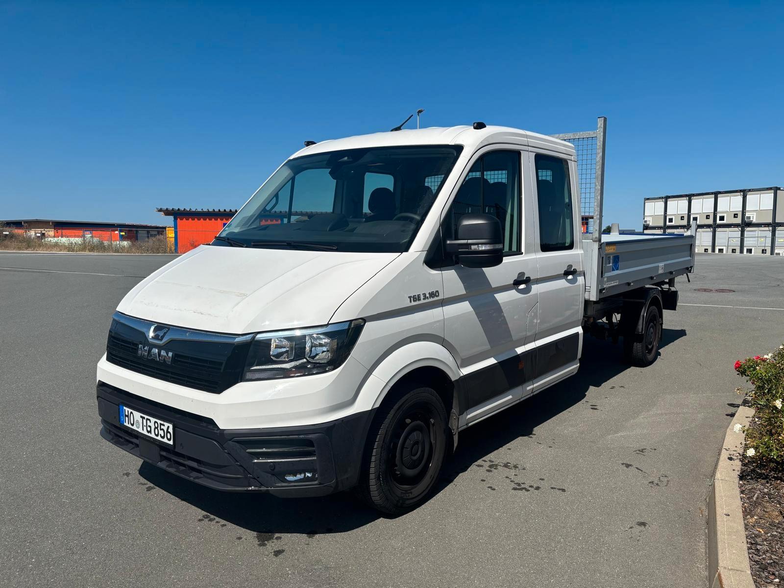 MAN TGE 3.160 4x2 SB ALU Schoon Kipper AHK + Heizung
