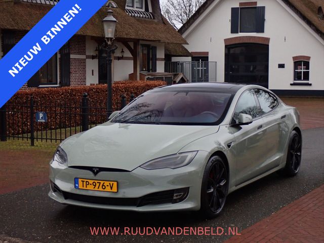 Tesla Model S 75D OLIVE-GREEN / CHROME-DELETE / 20-INC