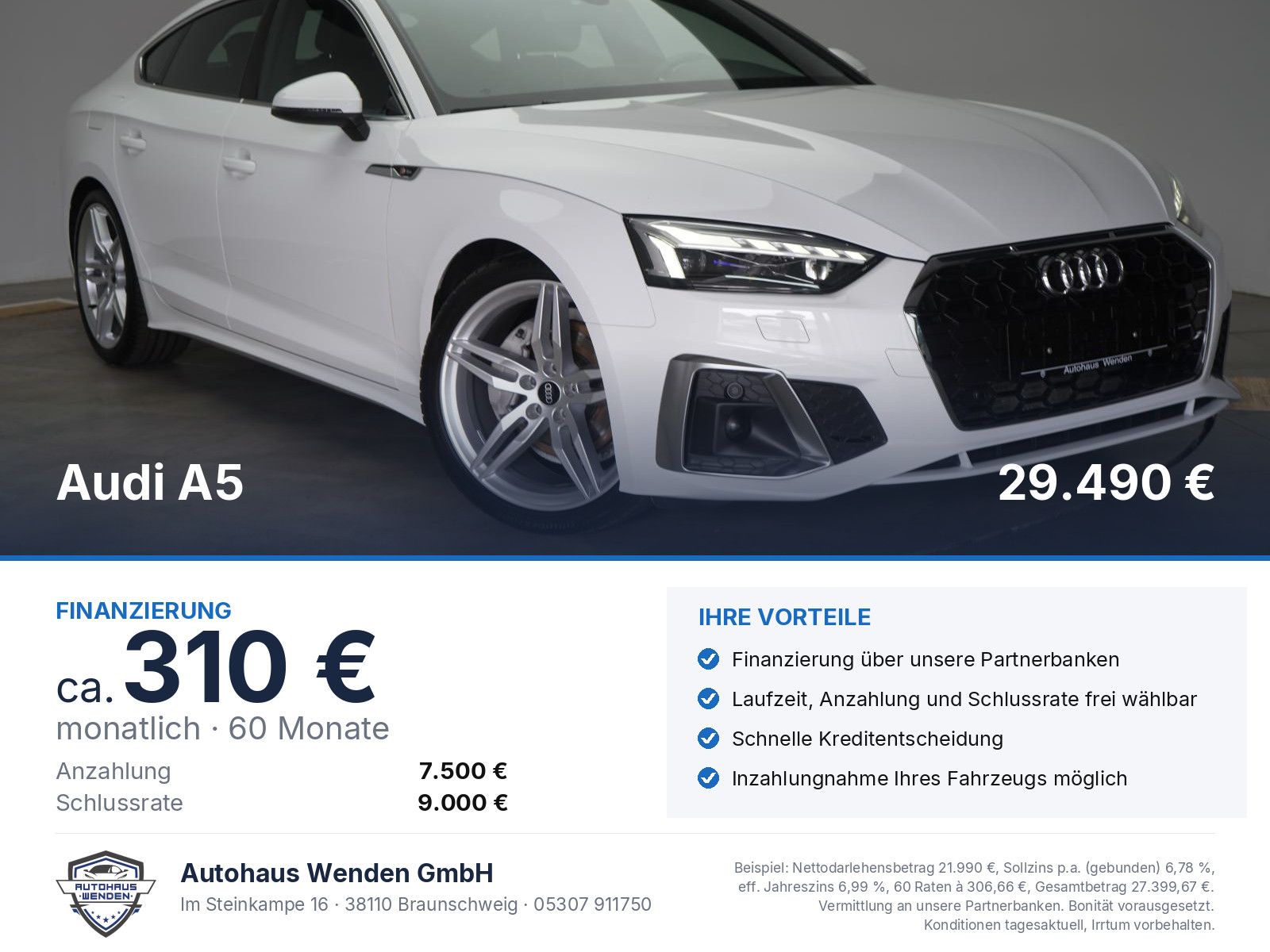 Audi A5 40 TFSI S tronic S line ACC Kamera Lane Side foto 1