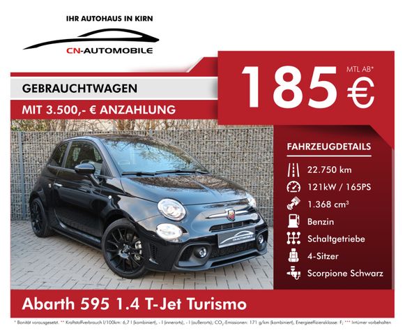 Abarth 595 1.4 T-Jet Turismo- #RATE ab 185,- €/Mtl.