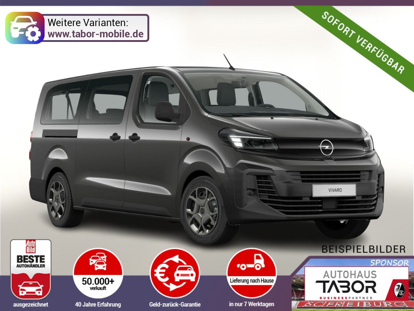 Opel Vivaro Kombi XL 2.0 177 AT8 9S Klimaaut VollLED