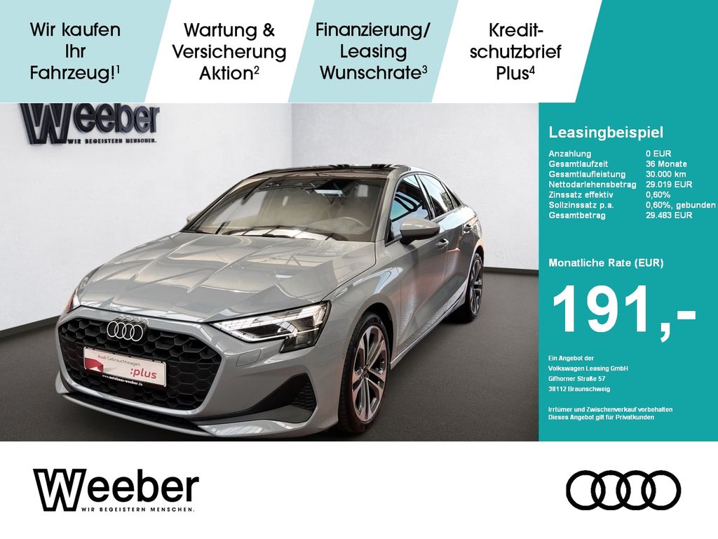 Audi A3 Limousine *APP CONNECT*LED*KAMERA*NAVI*SHZ*