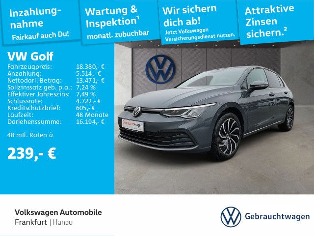 Volkswagen Golf VIII 2.0 TDI Life 17" LM LED Navi