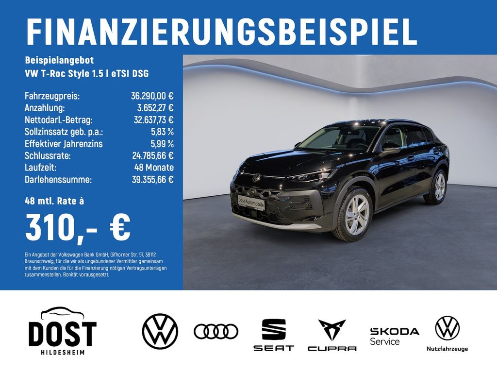 T-Roc Style 1.5 l eTSI DSG IQ.DRIVE+IQ.LIGHT
