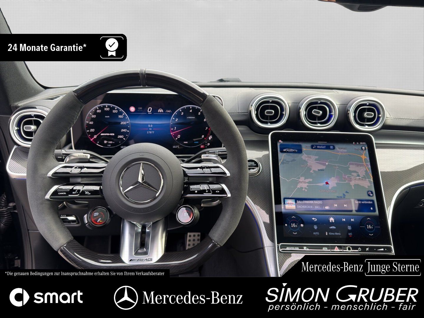 Fahrzeugabbildung Mercedes-Benz CLE 53 4M+ AMG Optik Dyn+ Night II Nappa Carbon