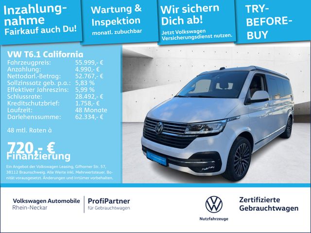 Volkswagen T6.1 California Ocean 2.0 TDI 4Motion Rückfahrka