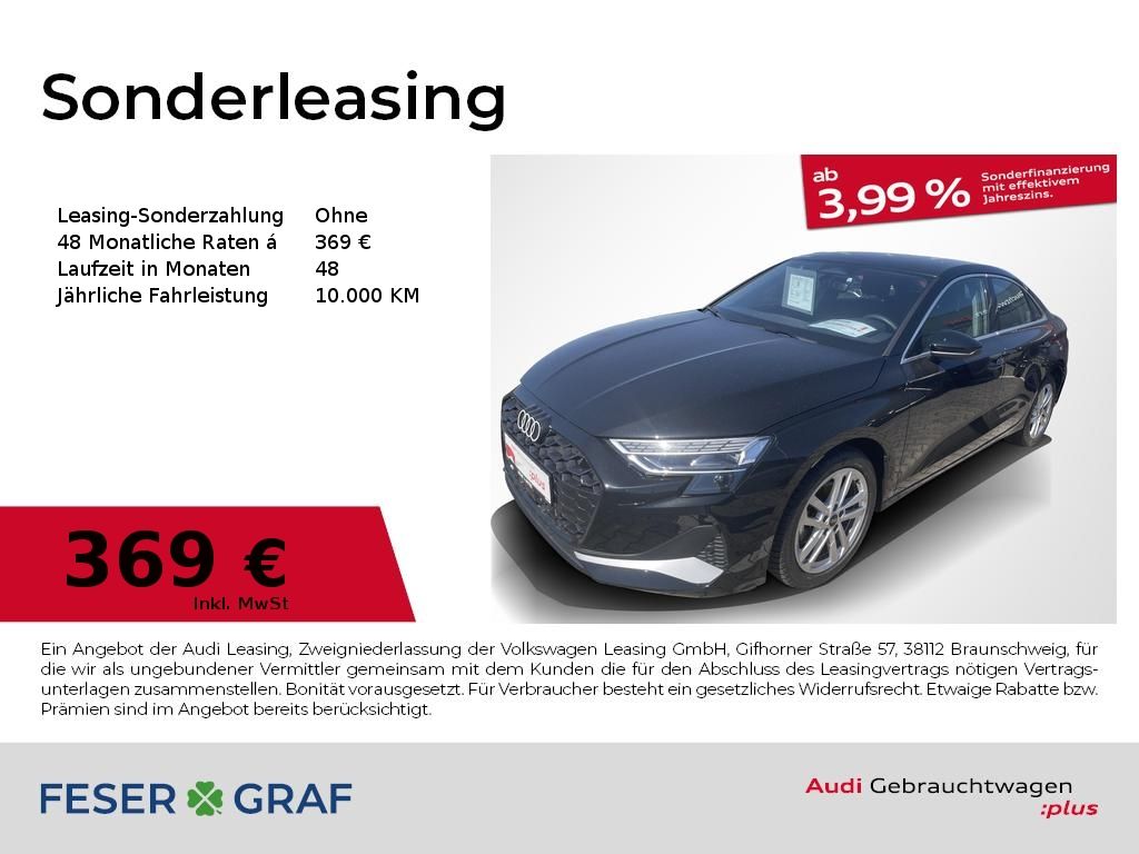 Audi A3 Limousine TDI advanced Stronic,LED,Navi+,ACC,