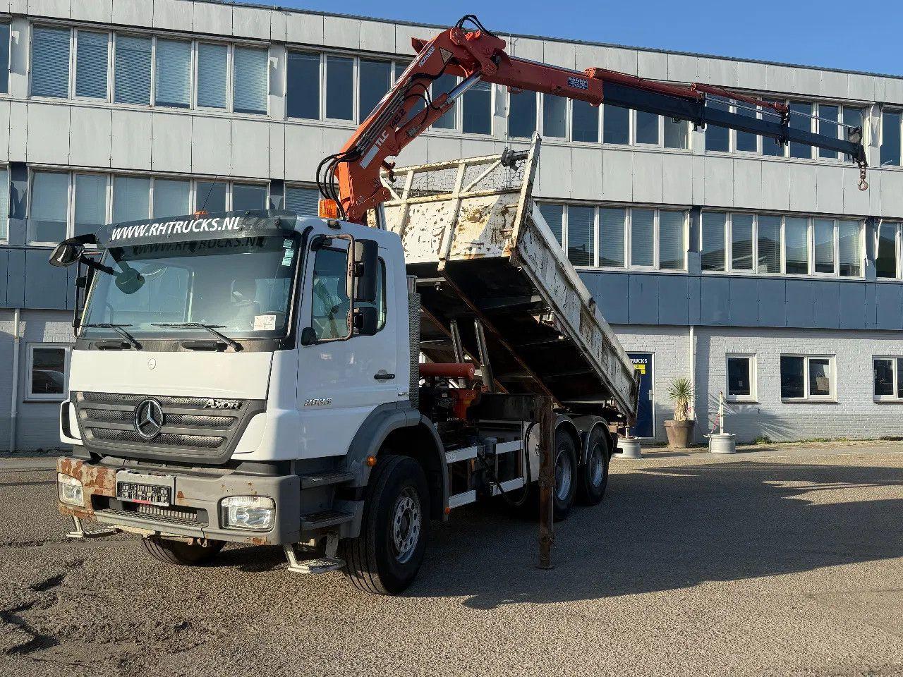 Mercedes-Benz Axor 2633 6X4 FULL STEEL TEREX 145.2 + WAF KIPPE