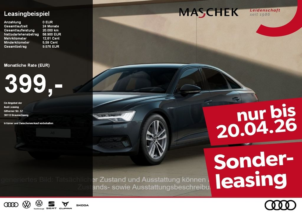 Audi A6 Limousine 45 TDI bis 20.04.! UPE106 Pano Nach