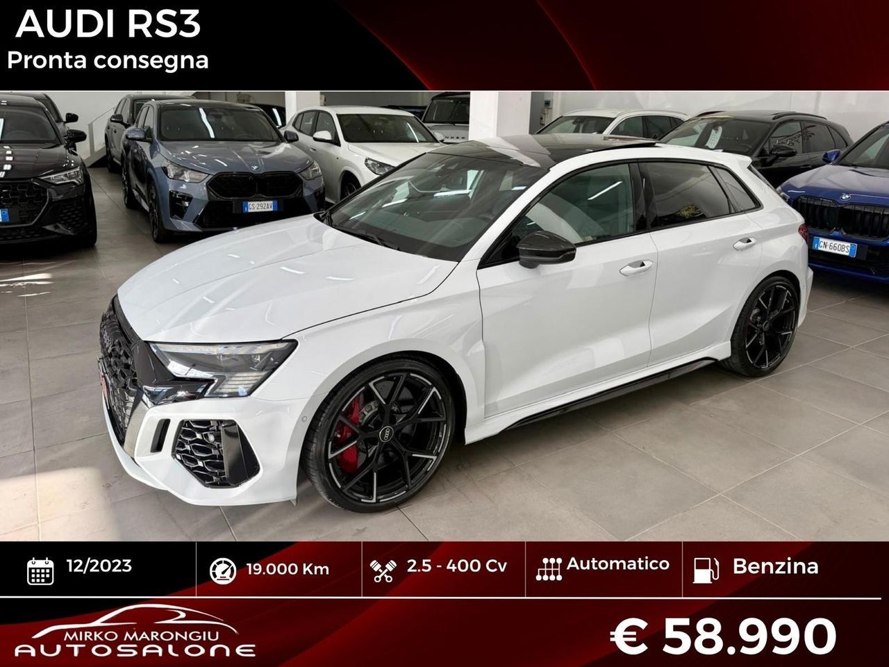Other Audi RS 3 SPB TFSI quattro S tronic FINANZIABILE