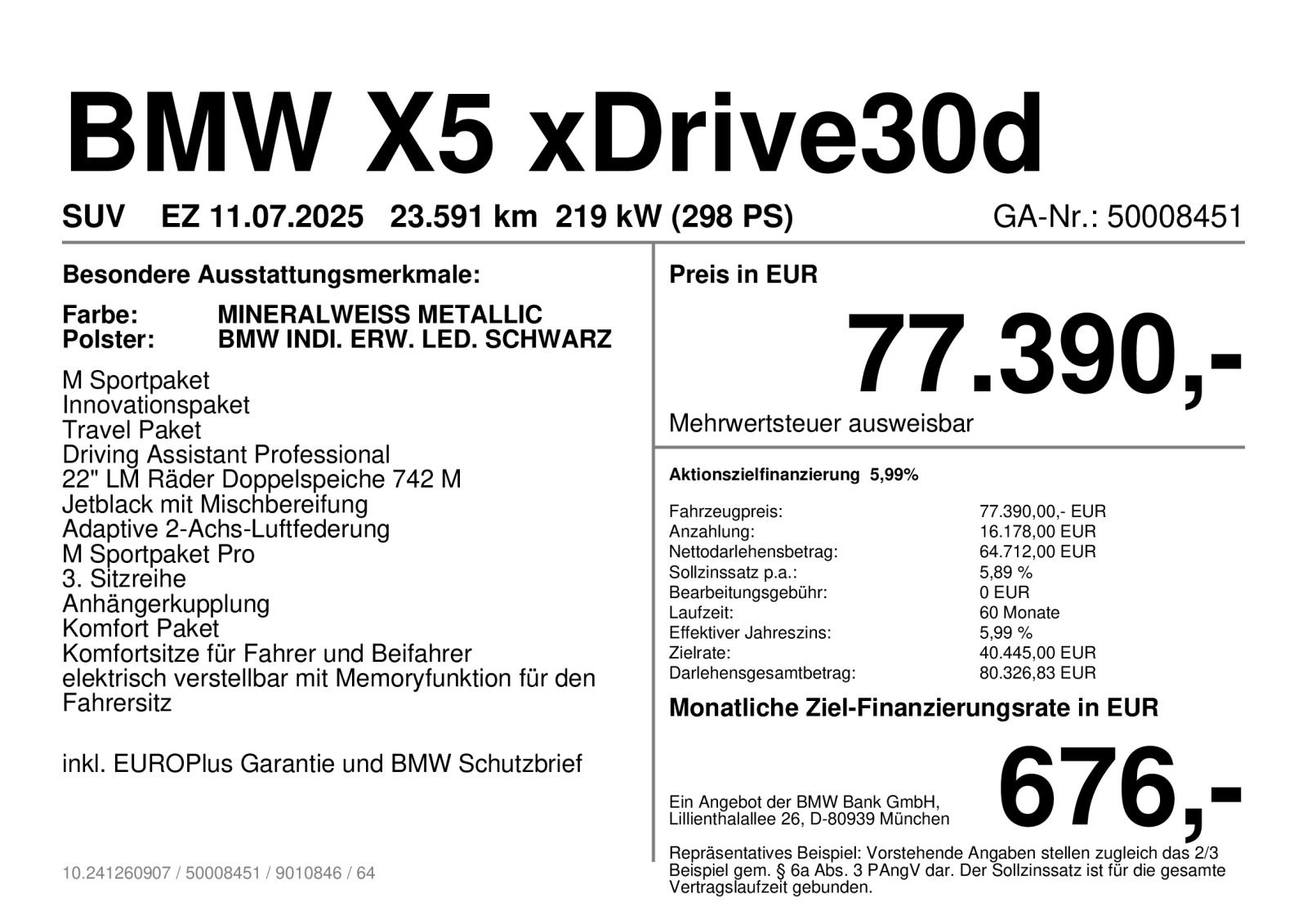 BMW X5 xDrive30d M Sportpaket Innovationsp. 7. Sitze foto 2