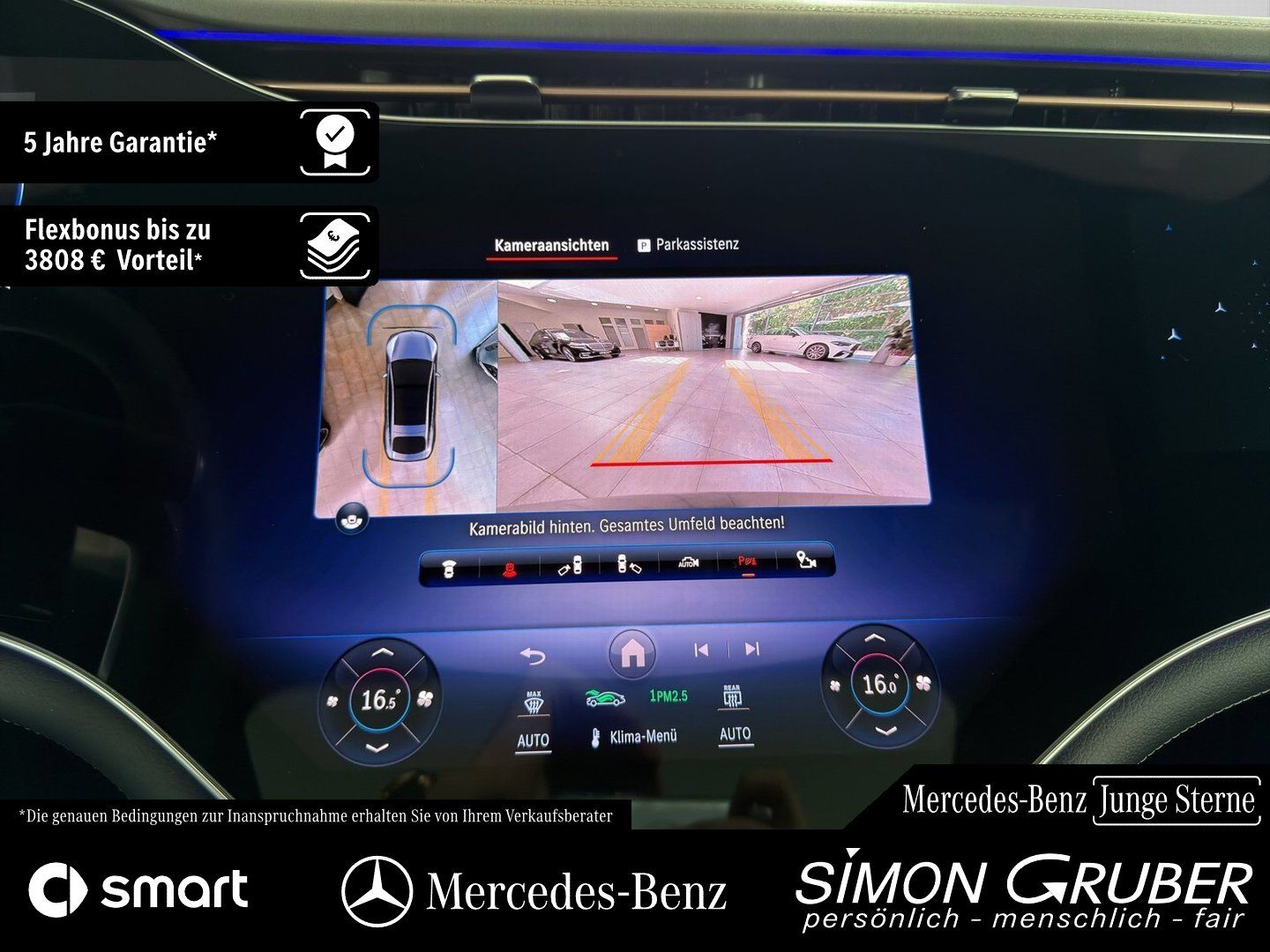 Fahrzeugabbildung Mercedes-Benz EQS 580 4M AMG Pano Hyper Sitzklima Massage