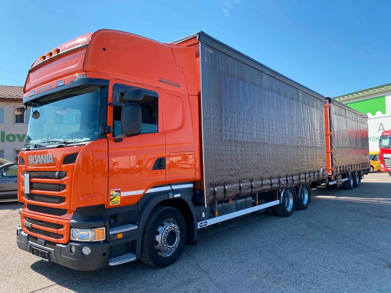 Scania R410 LOWDECK 6x2 120 m3 + VANHOOL, vin 341+651