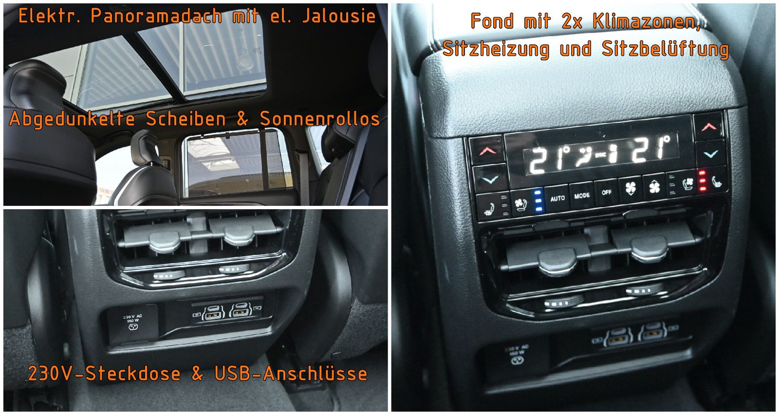 Fahrzeugabbildung Jeep Grand Cherokee 2.0 4xe PHEV Overland°UVP 93.580€