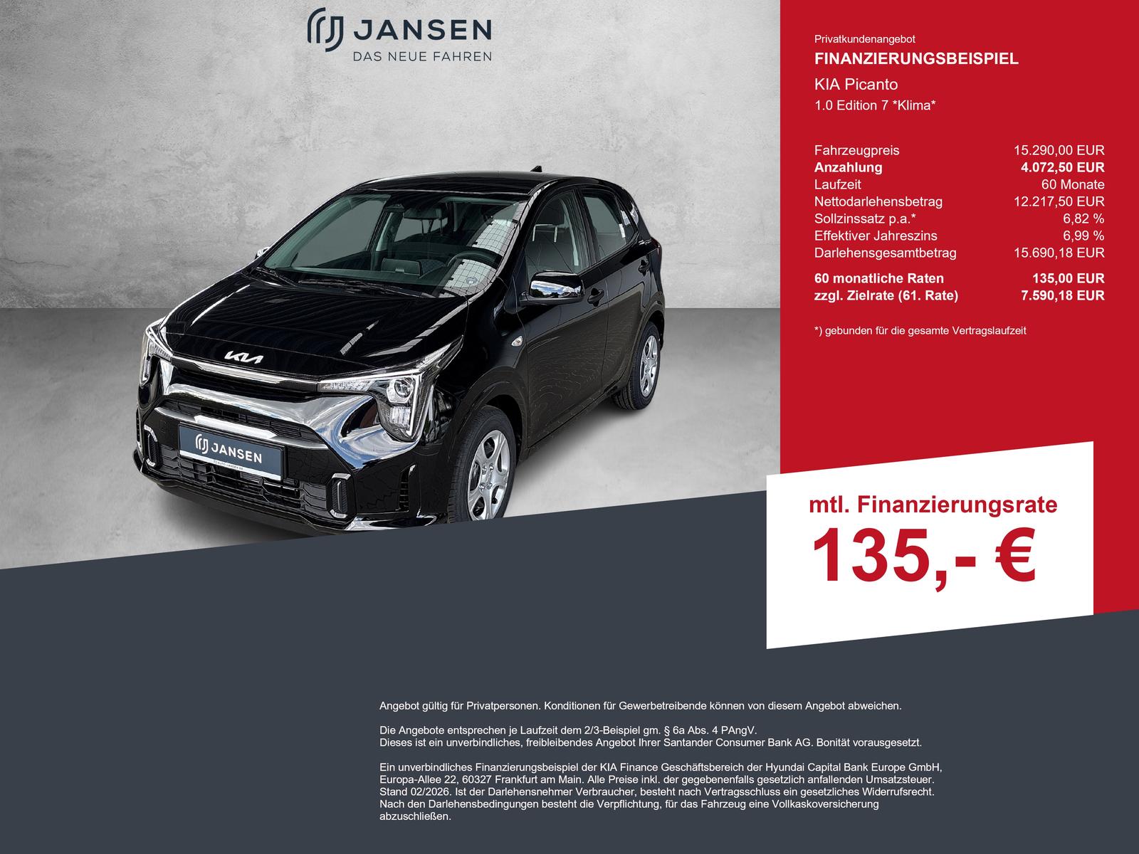Kia Picanto 1.0 Edition 7 *Klima*