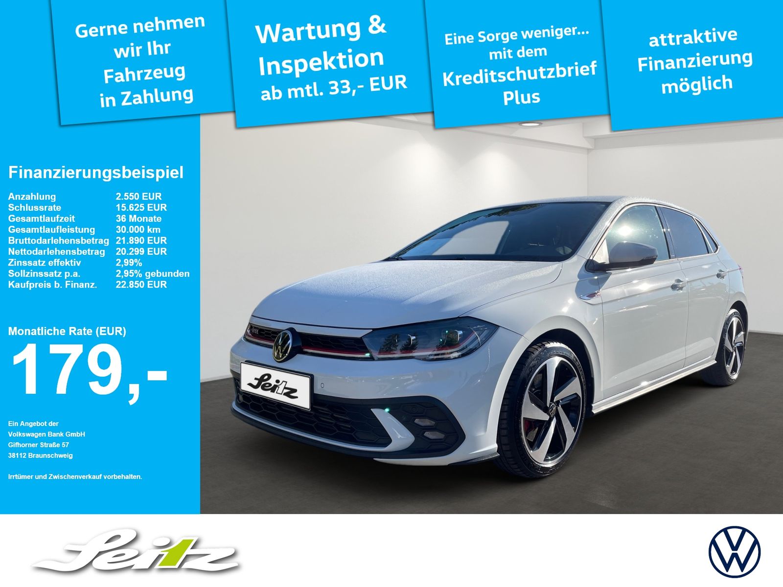 Volkswagen Polo VI 2.0 TSI DSG GTI *MATRIX*KAMERA*SITZHZG*