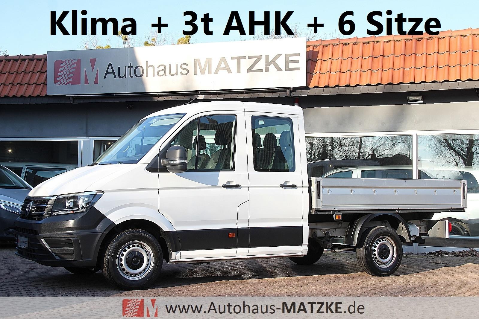 Volkswagen Crafter35 2.0TDI Doka Pritsche AHK Klima Tempom.