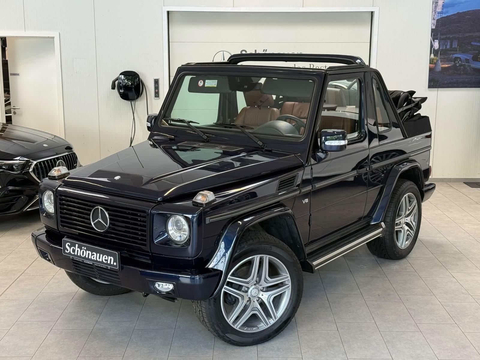 Mercedes-Benz G 500 Cabrio blau/braun NEUZUSTAND+STHZ+HISTORIE