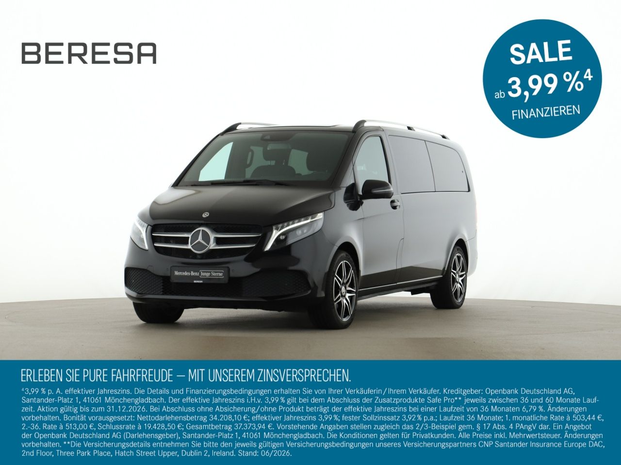 MERCEDES-BENZ V 300 d Extralang 4M Airmatic AMG 19'' Distr. 36