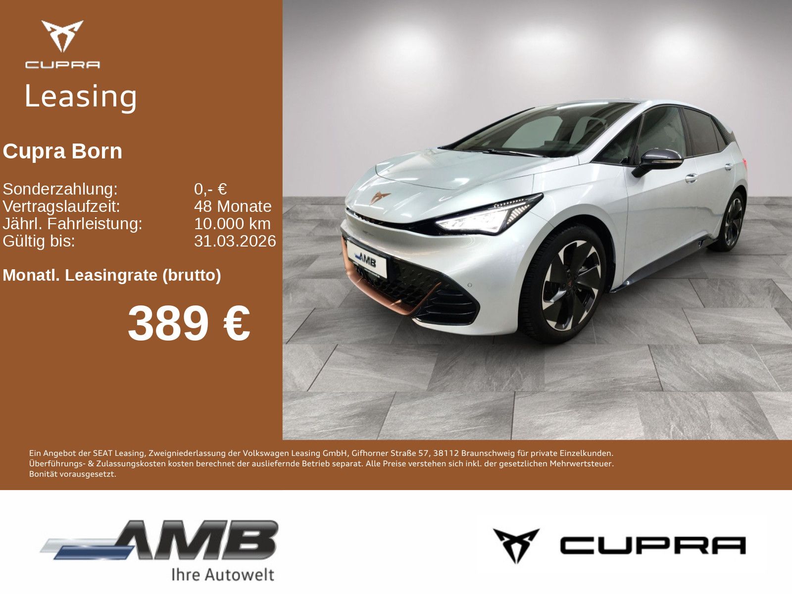 Cupra Born eBoost 77kWh/LED/ACC/Navi/Sitzhz/Wärmepumpe