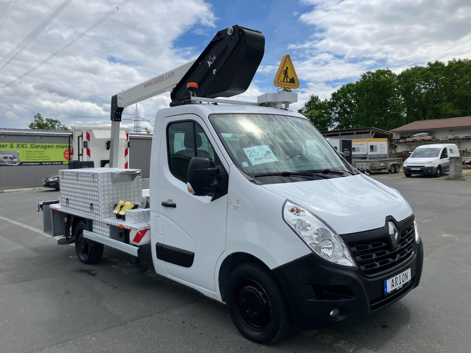 Renault Master Hubarbeitsbühne/KLUBB/K26/11m/AC/EU6